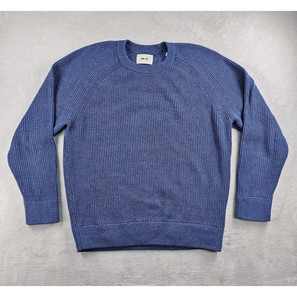 NN.07 Sweater Pullover Mens XL Relaxed Fit Quiet Luxury Minimalist Knit Chunky